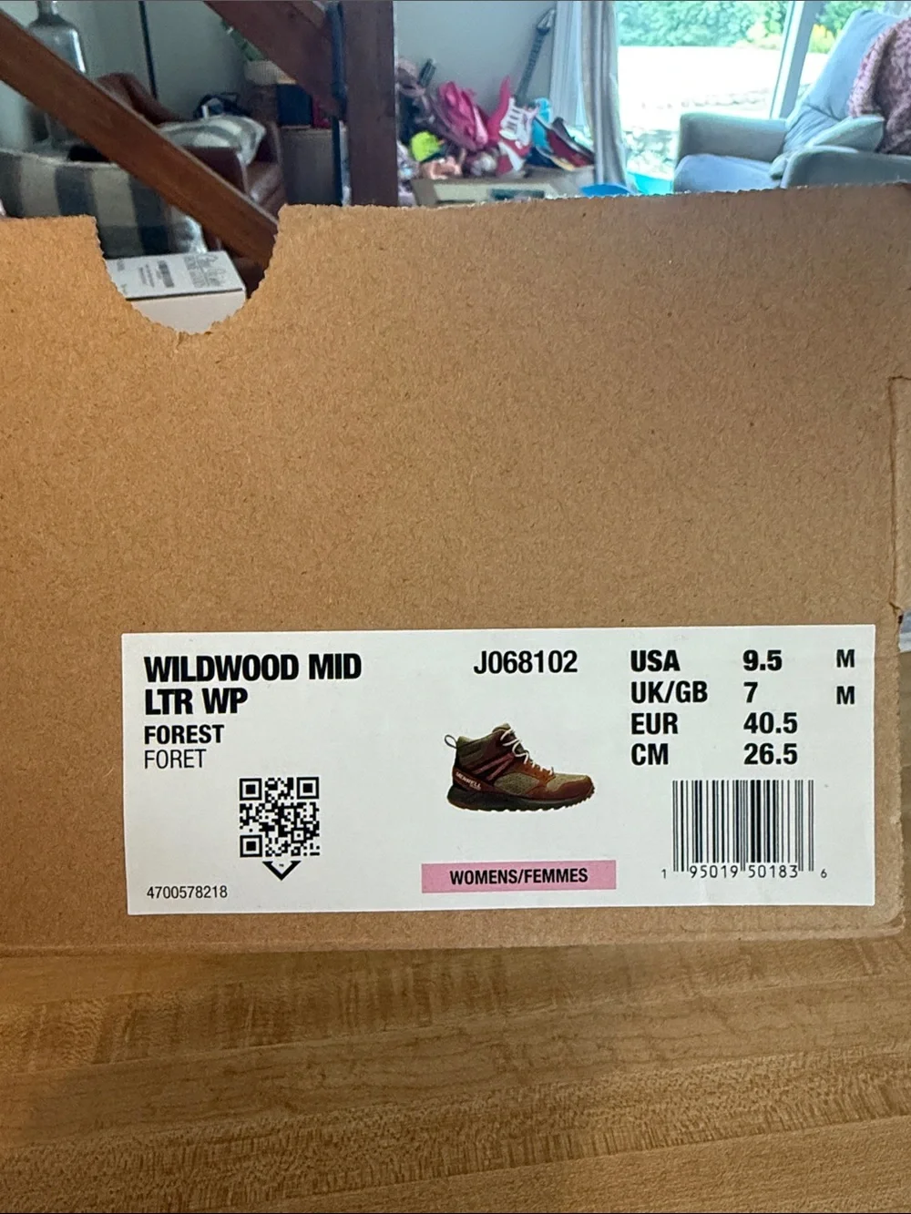 Merrell Olive Green and Brown Trail Boots